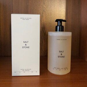 Salt & Stone Santal & Vetiver Refillable Body Wash, 15.2 fl oz/450 ml, NWT